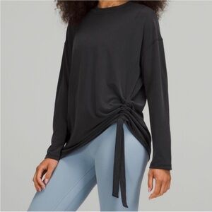 Lululemon Side Cinch Long Sleeve Crew SIZE medium READ